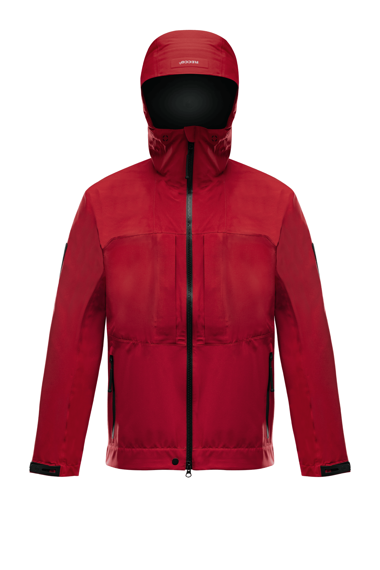 Aigis Jacket Red Waterproof Hiking & Mountaineering Hard Shell ThruDark