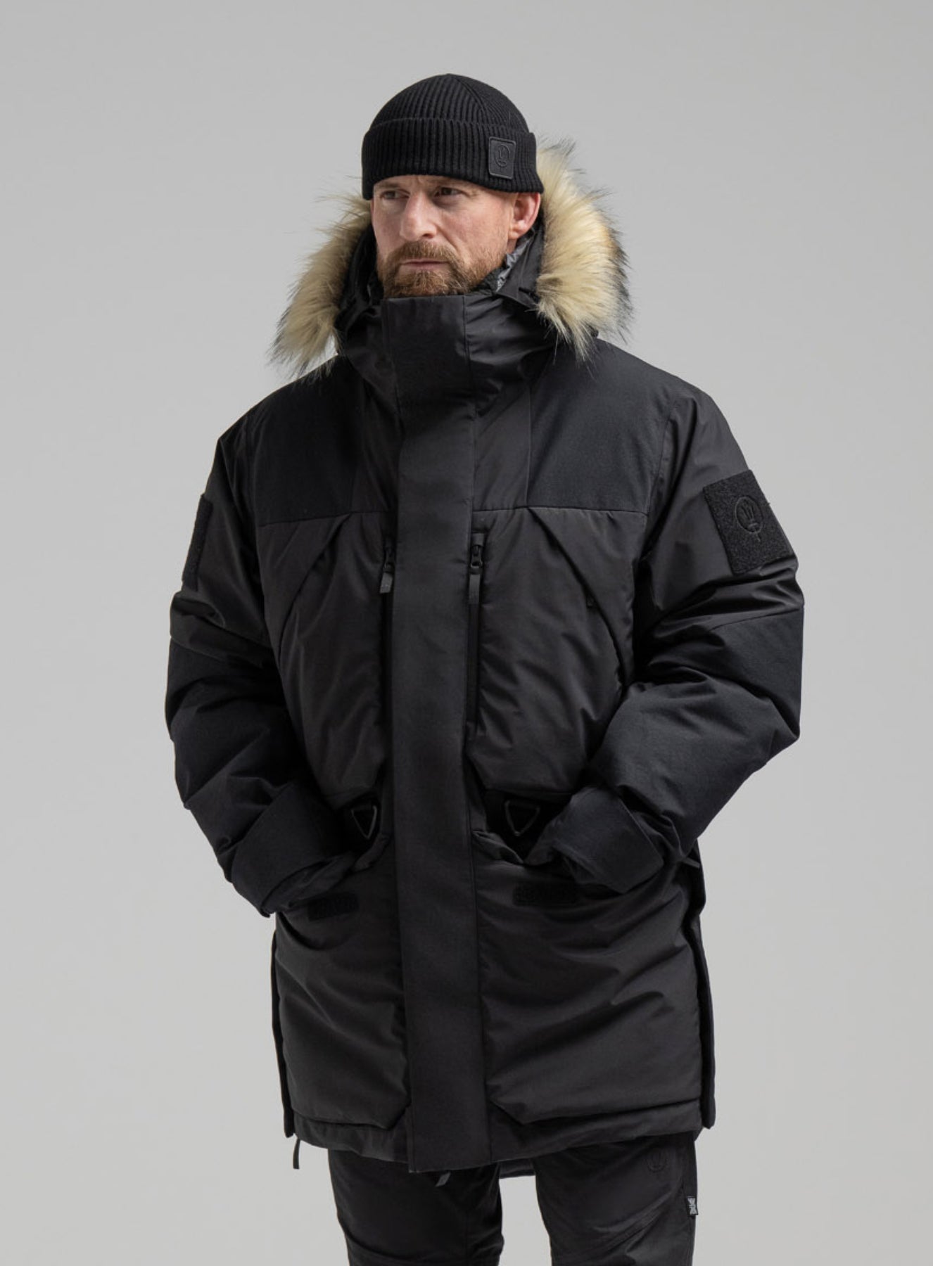 End of World Parka | Black Goose Down Jacket For Extreme Cold