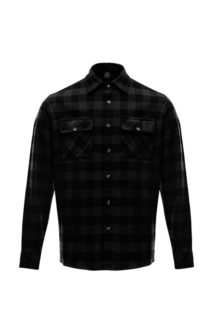 Flannel Shirt Black Check Shirt ThruDark Premium Outerwear