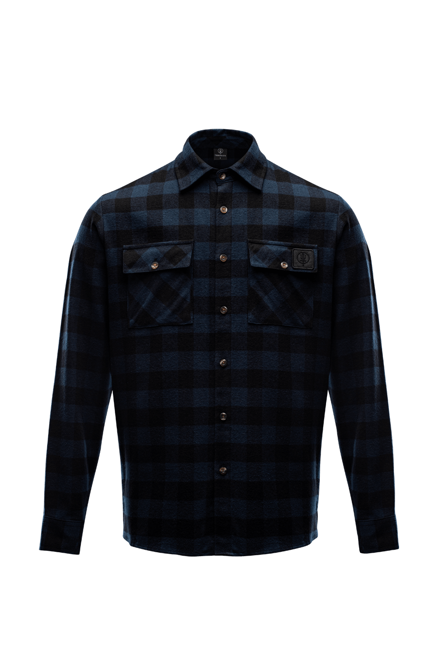 Flannel Shirt Blue Check Shirt ThruDark Premium Outerwear
