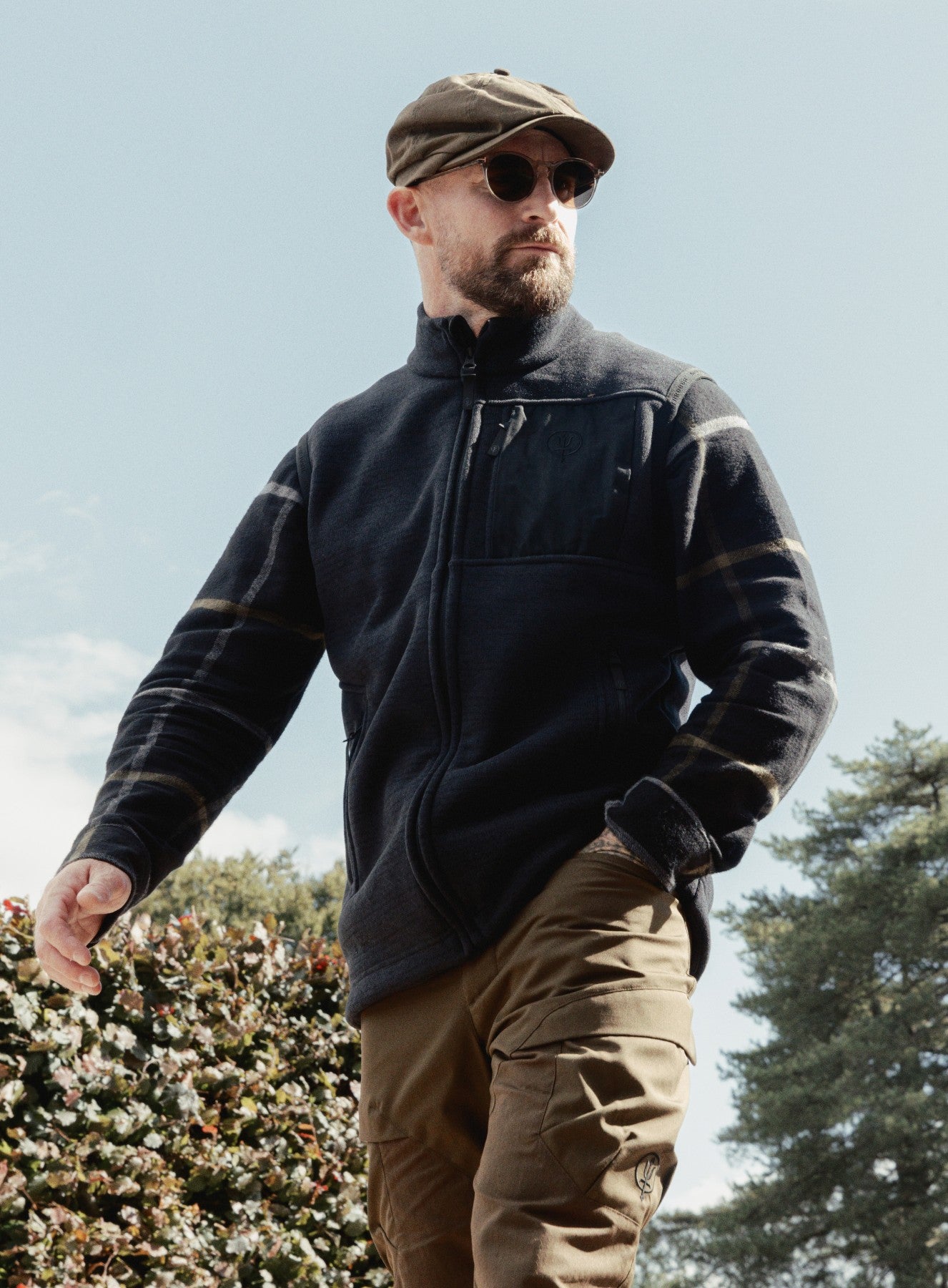 HeriTech Moorland Fleece Gilet | Black Polartec® Gilet | ThruDark