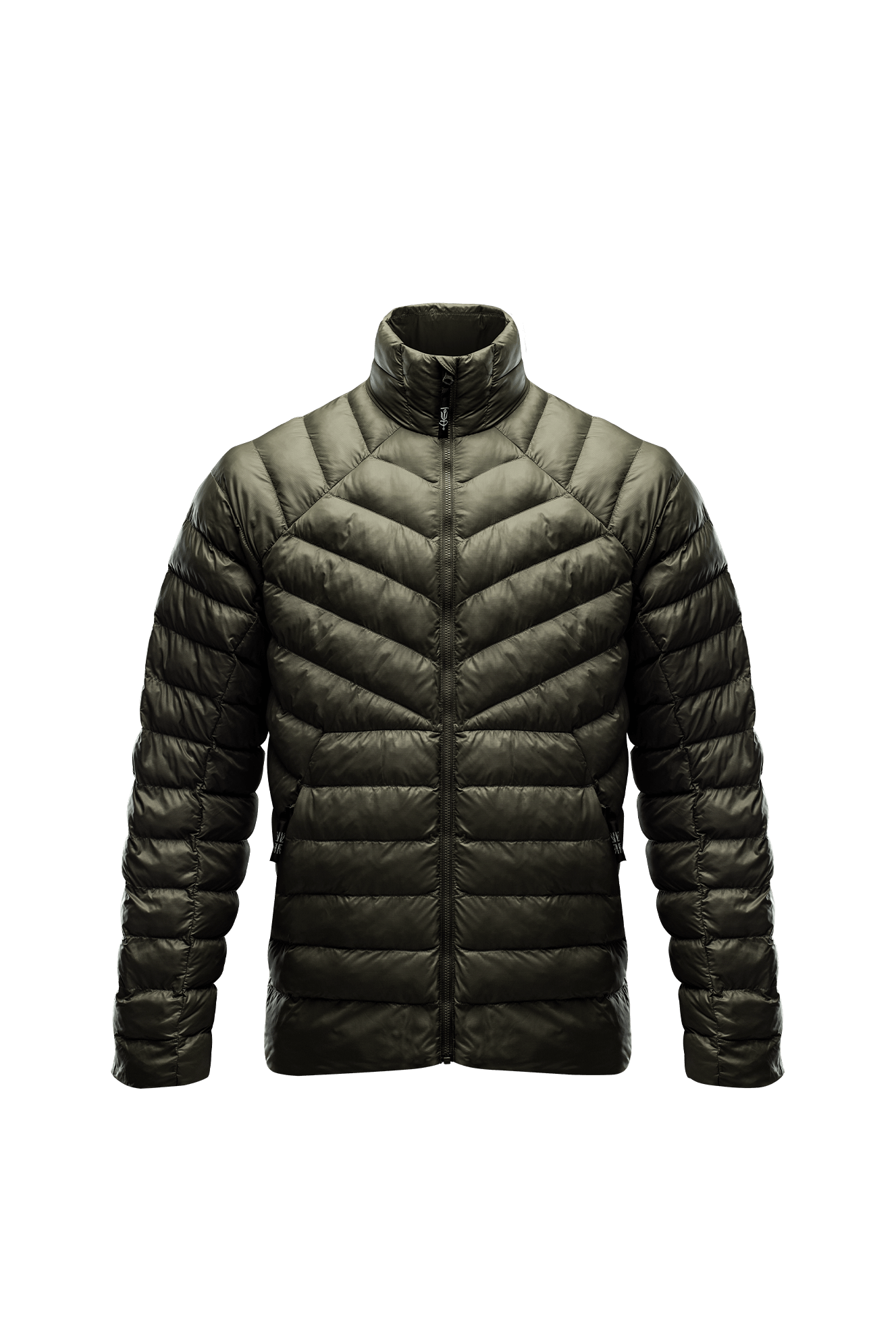 Ithax Funnel Jacket Men's Green Synthetic Insulation Jacket ThruDark