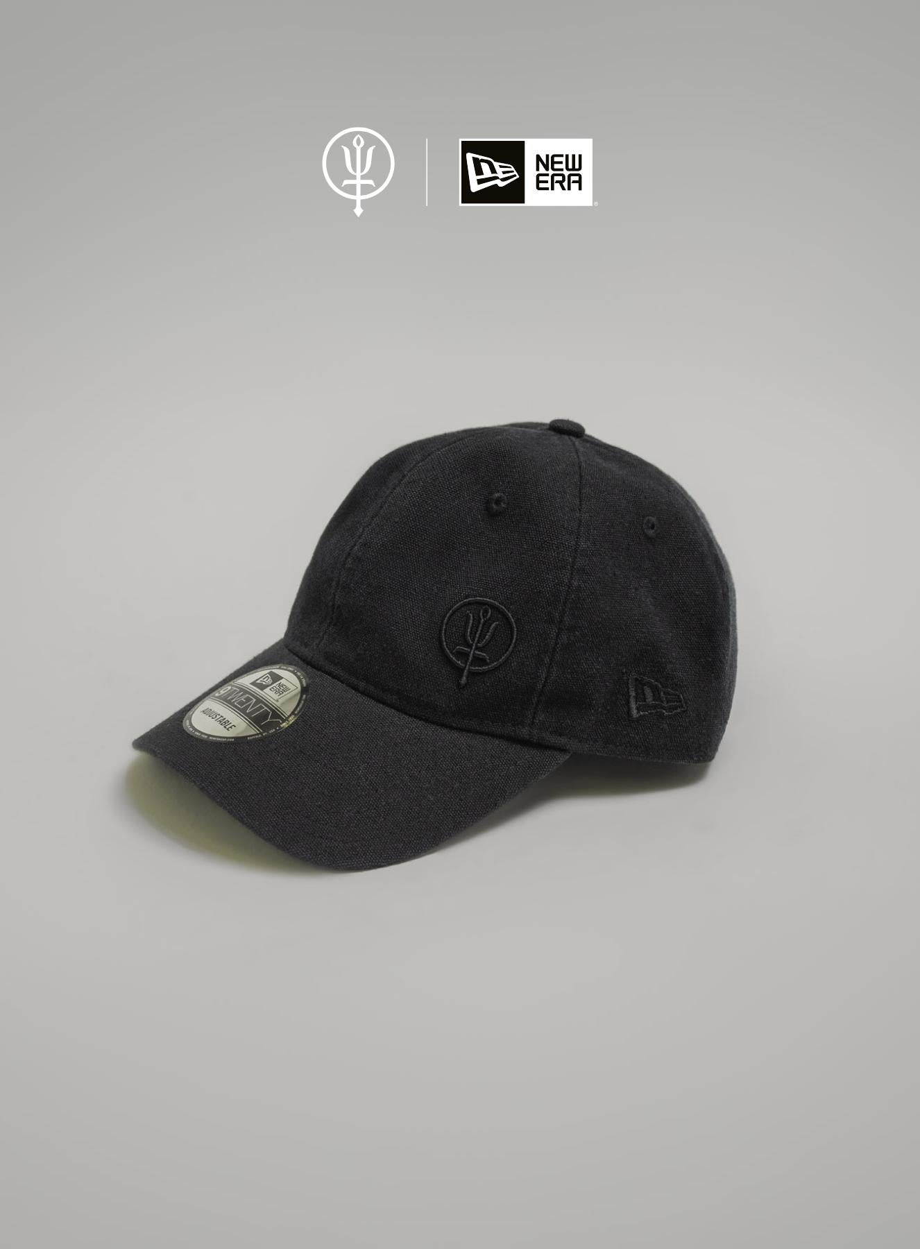 New Era 9twenty Canvas Cap in Black | ThruDark