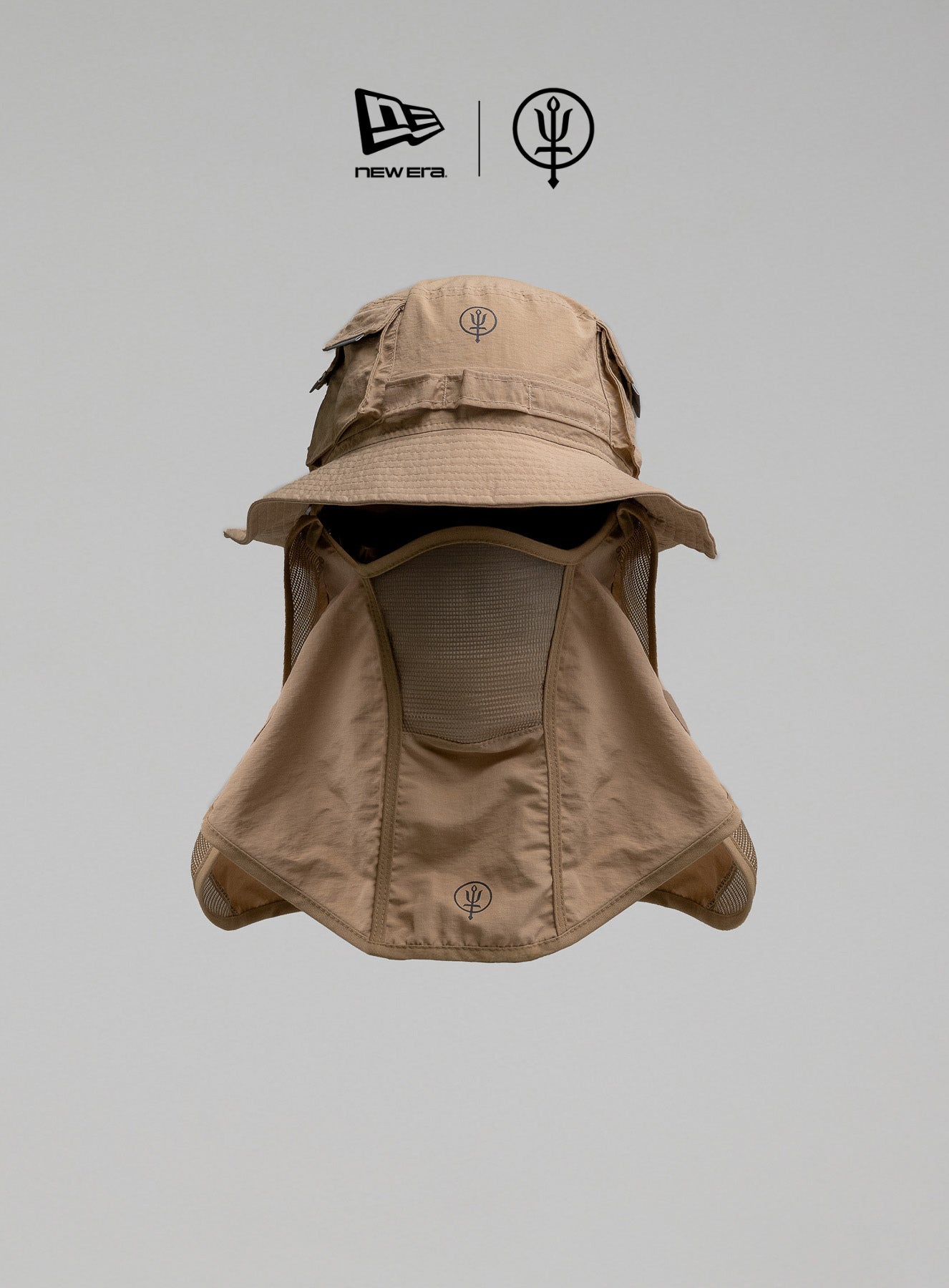 帽子 NEW ERA DESERT STORM BUCKET HAT ThruDark New Era Desert Storm Unisex Sand Brown Bucket Hat | ThruDark
