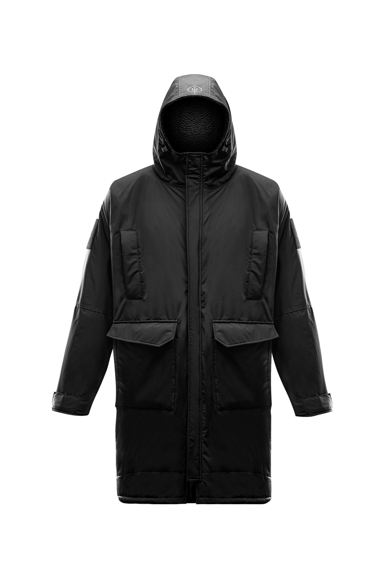 Shroud Unisex ThruDark Black Overcoat Cordura®
