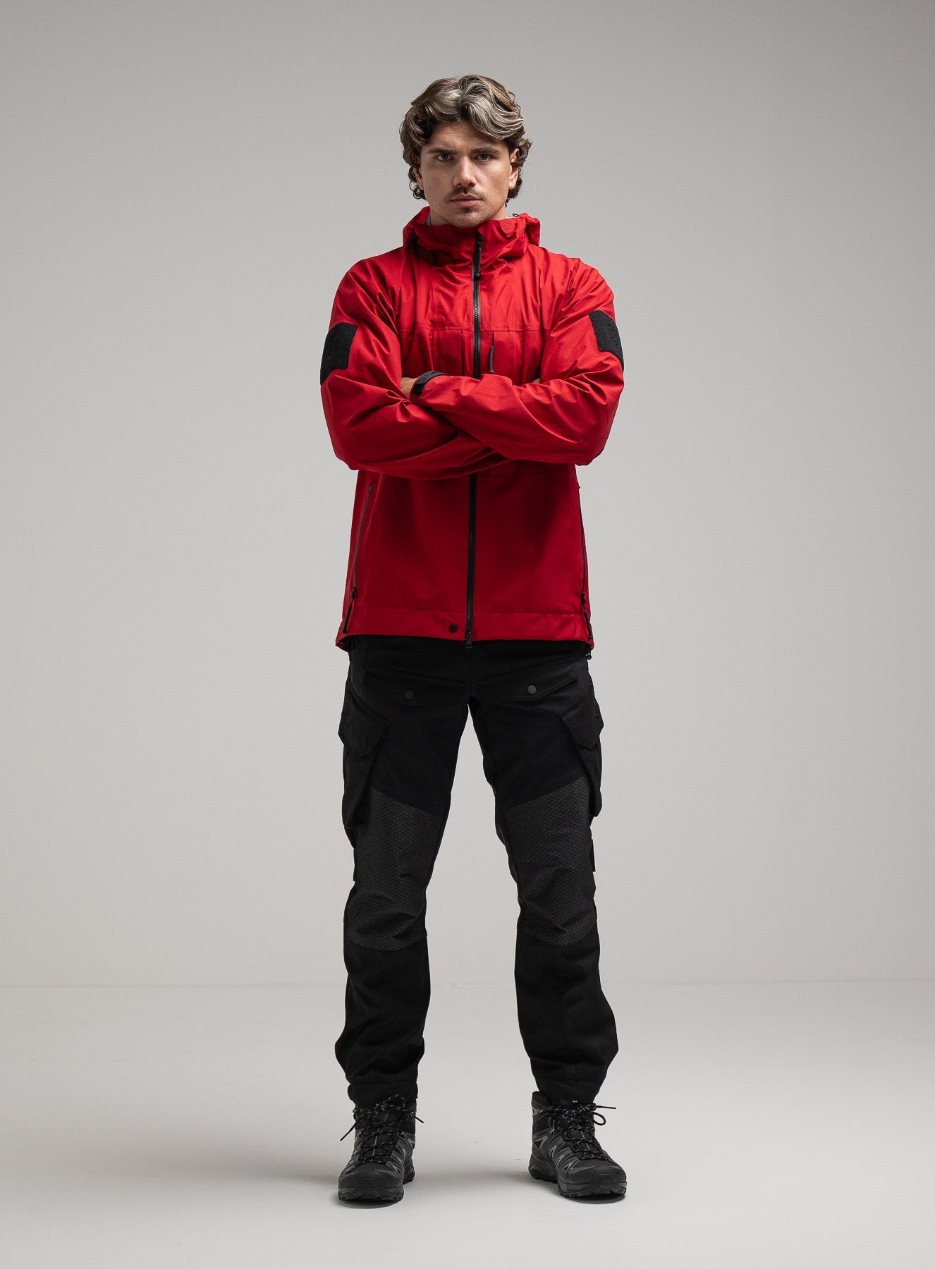 ジャケット・アウター Thrudark Aigis Jacket Aigis Jacket | Red Waterproof Hiking & Mountaineering Hard Shell