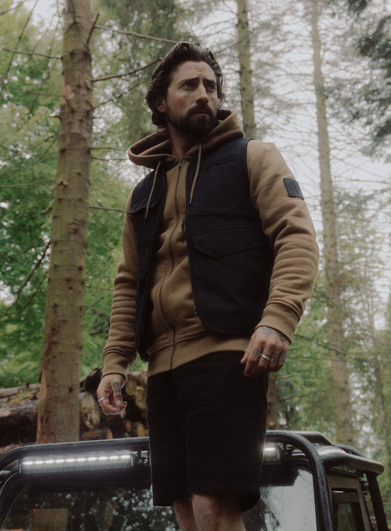 Dissident Men's Black Utility Workwear Vest Gilet | ThruDark