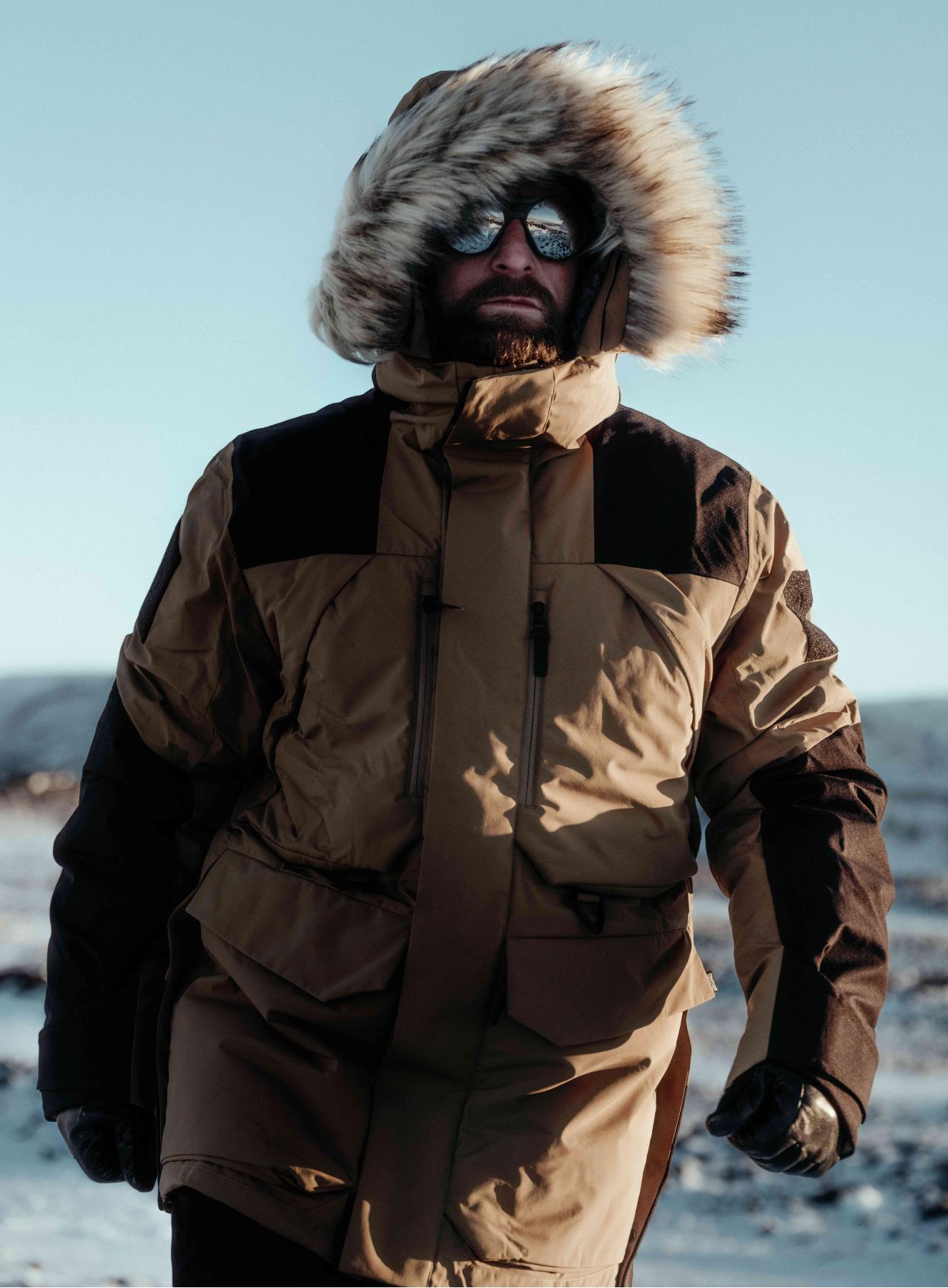 End of Days Parka | Brown Goose Down Jacket For Extreme Cold