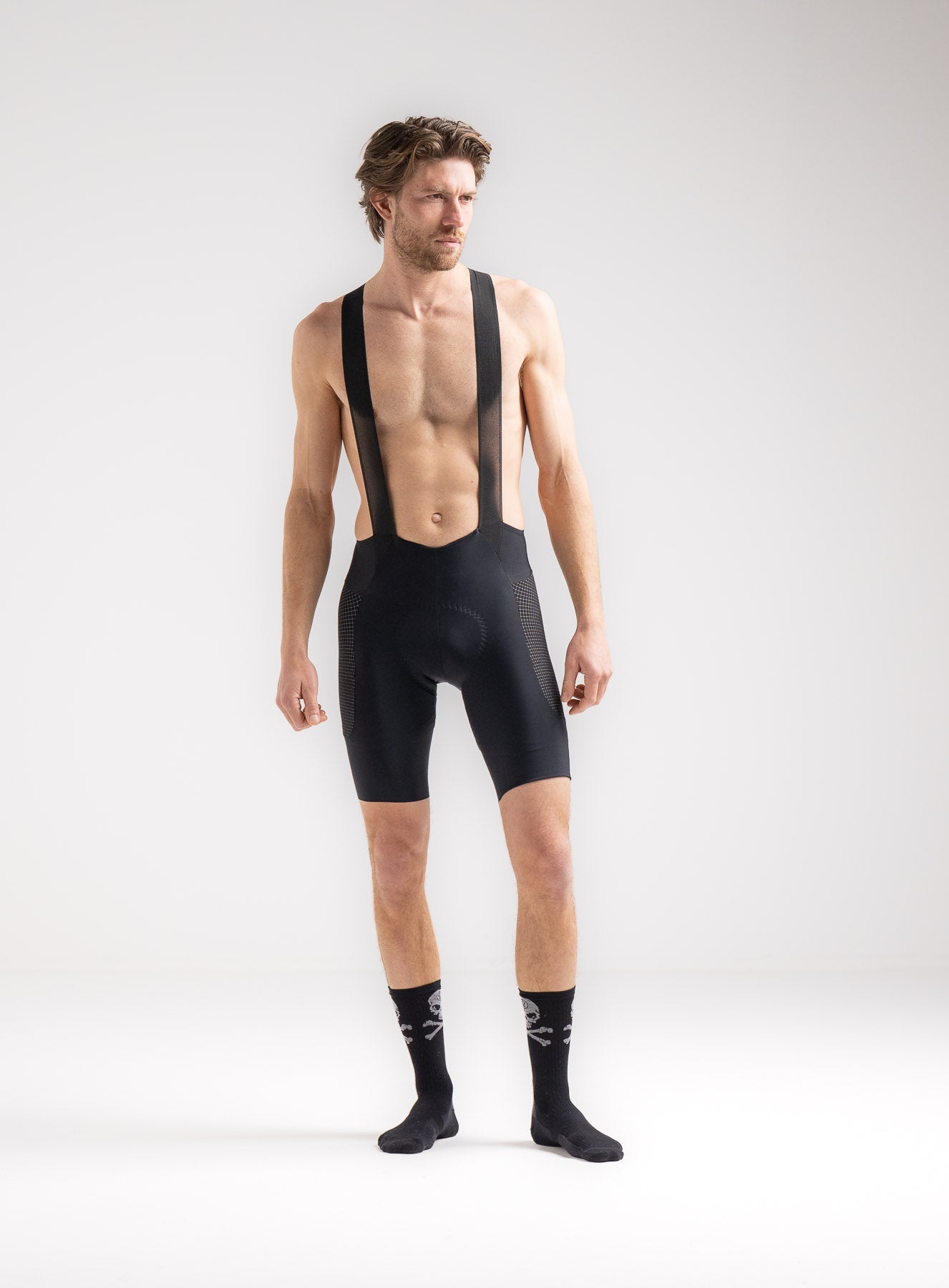 Force Cadence Road Bike Bib Shorts | Black Cycling Shorts | ThruDark
