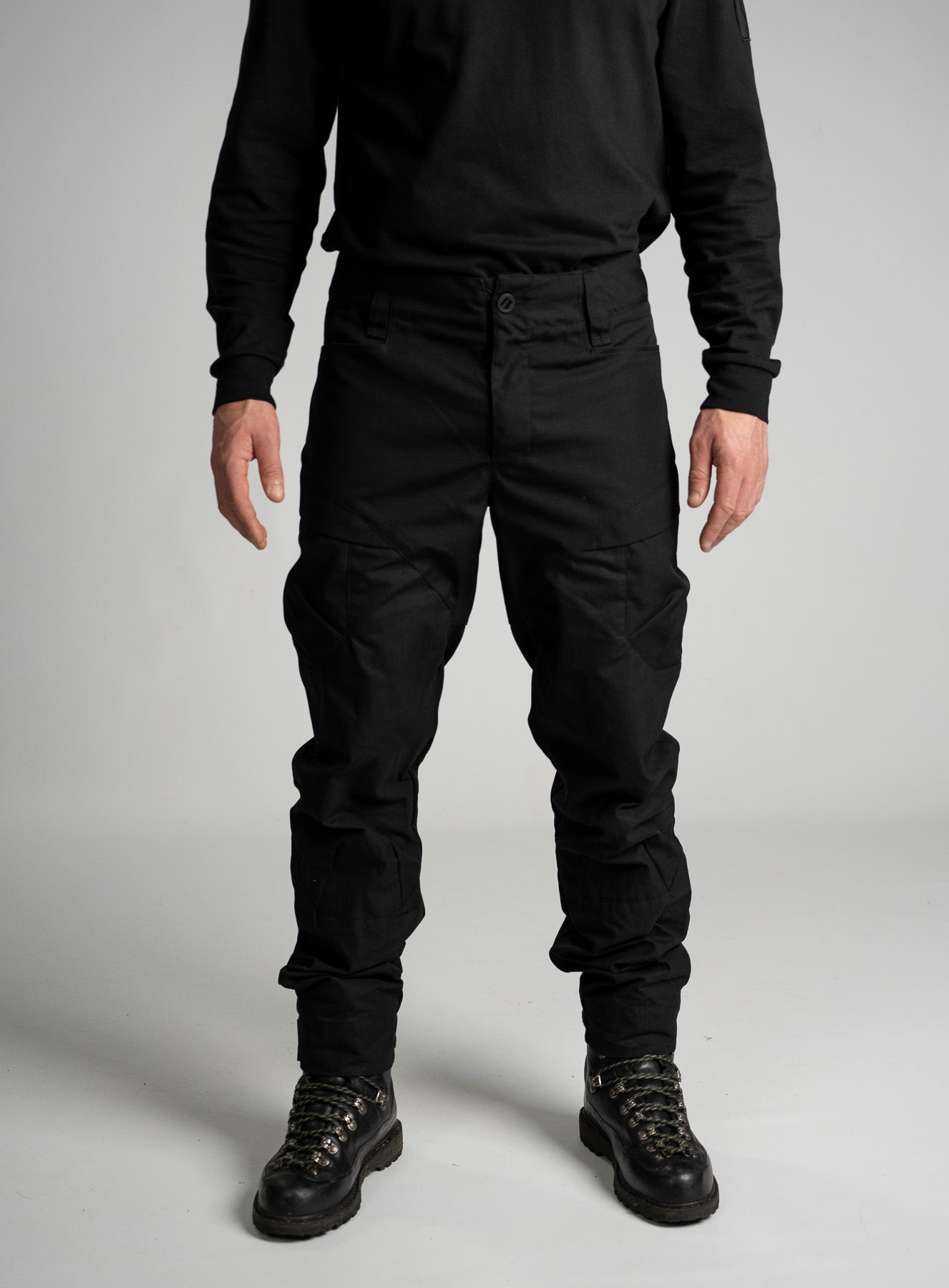 HeriTech Sylvan Trousers | Black Waxed Cotton | ThruDark