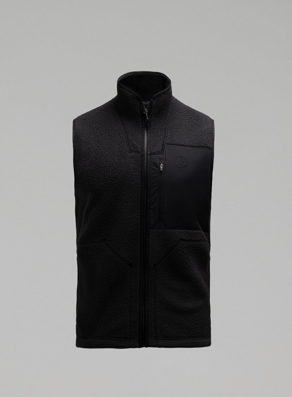 Mantra Men's Black Sherpa Fleece Gilet Polartec Thermal Pro| ThruDark