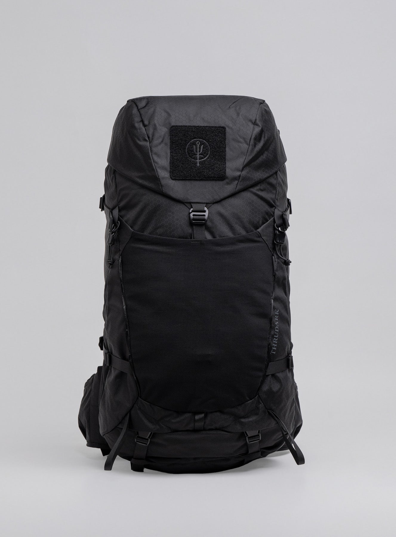 Pinnacle 42L Black Unisex Hiking Backpack