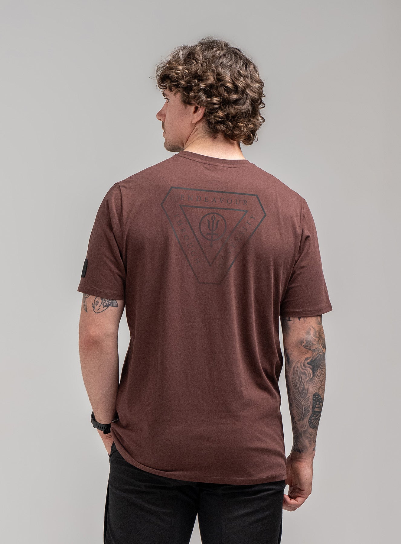 Men's Brown Premium Cotton T-Shirt | Endeavour Tee | ThruDark