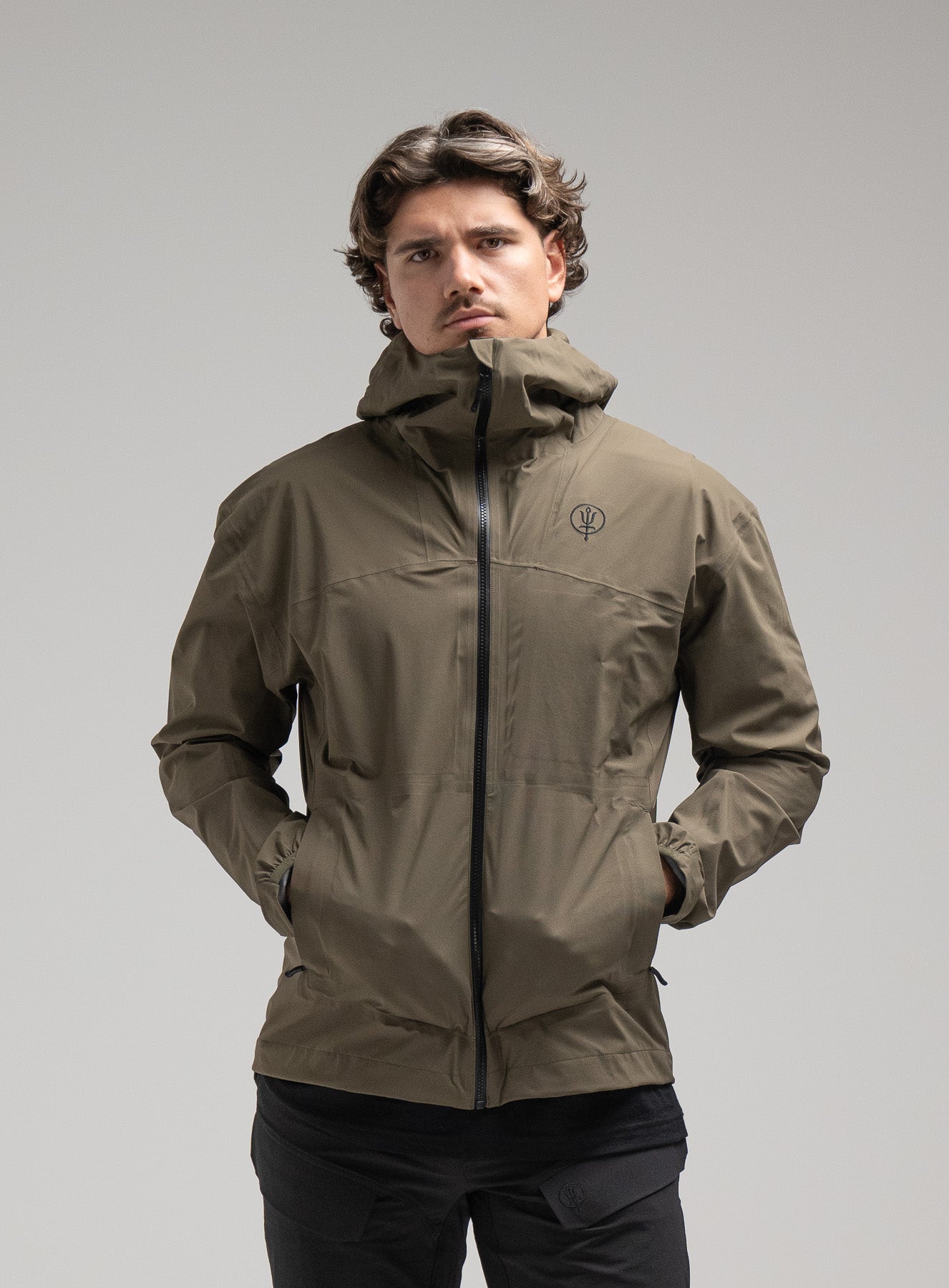 Vanguard Jacket | Khaki Green Lightweight & Waterproof Jacket | ThruDark