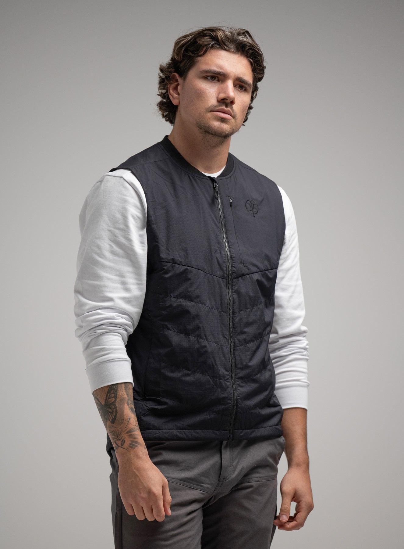 Wraith Gilet | Black Lightweight & Insulated Gilet | ThruDark