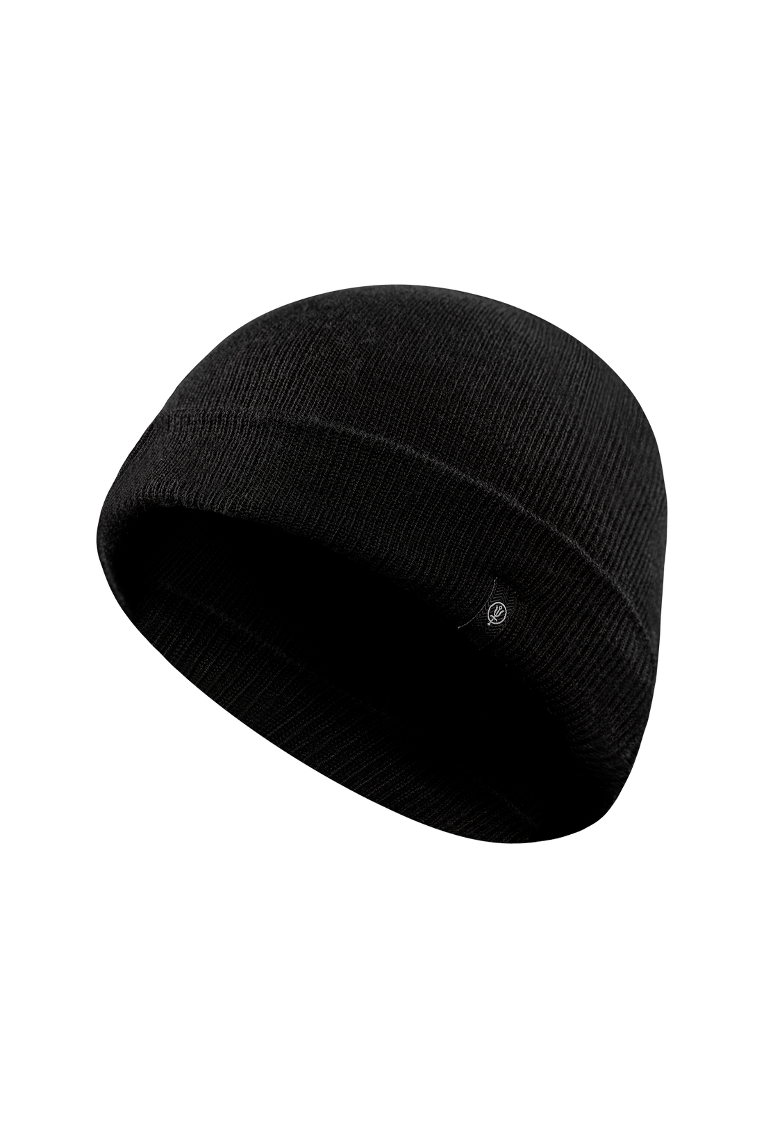 SENTINEL BEANIE Black Merino Wool Beanie ThruDark