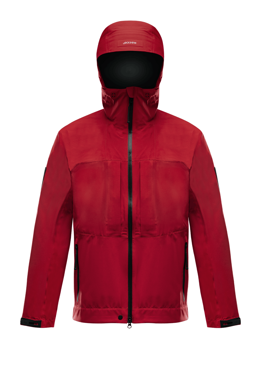 Aigis Jacket | Red Waterproof Hiking & Mountaineering Hard Shell | ThruDark