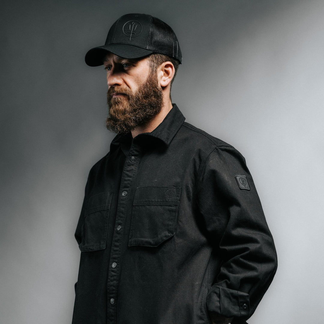 Heavy Twill Overshirt Ivory