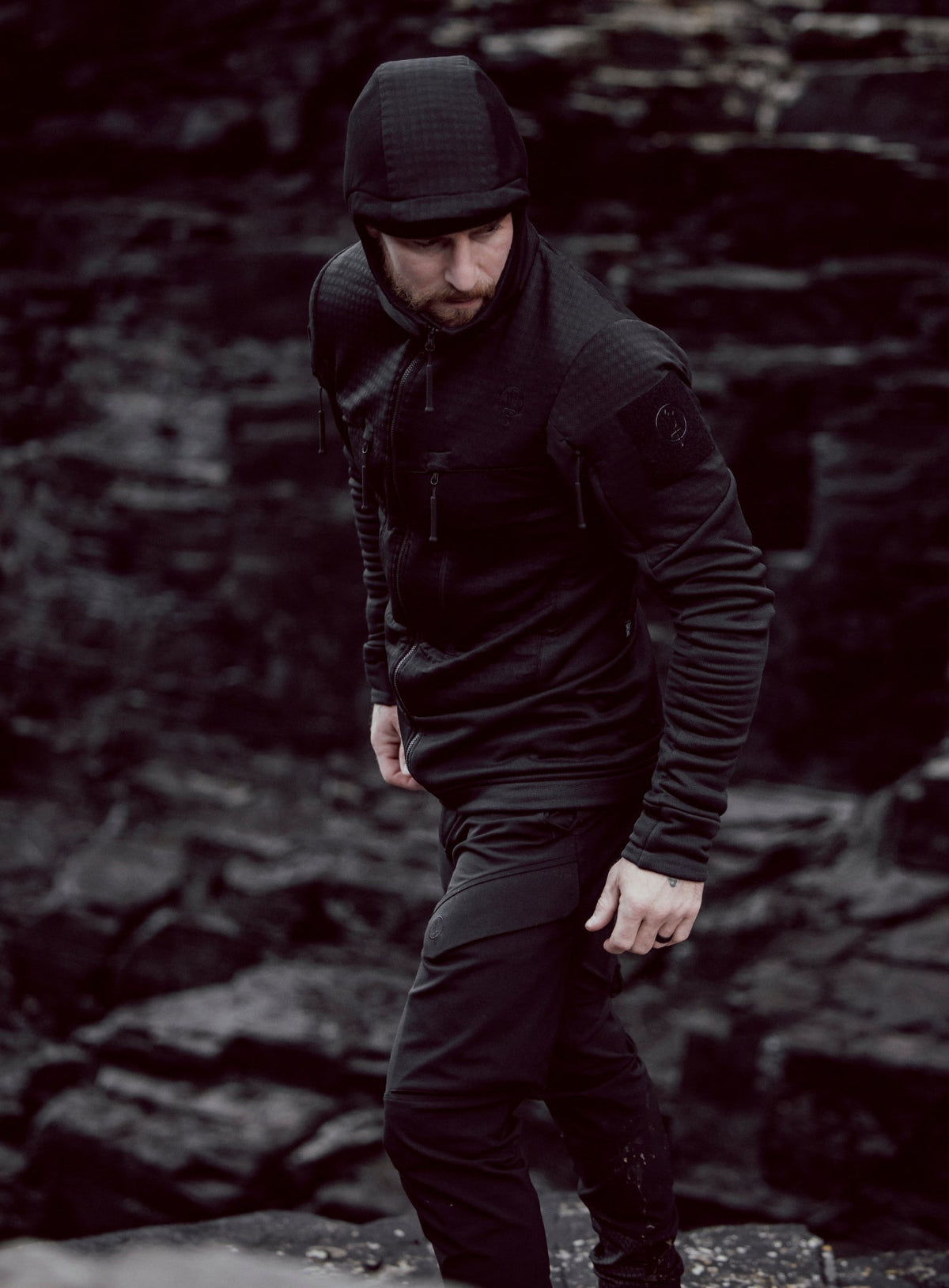 Creative Image Of Centurion Alpine Jacket In Obsidian Black (ITF)