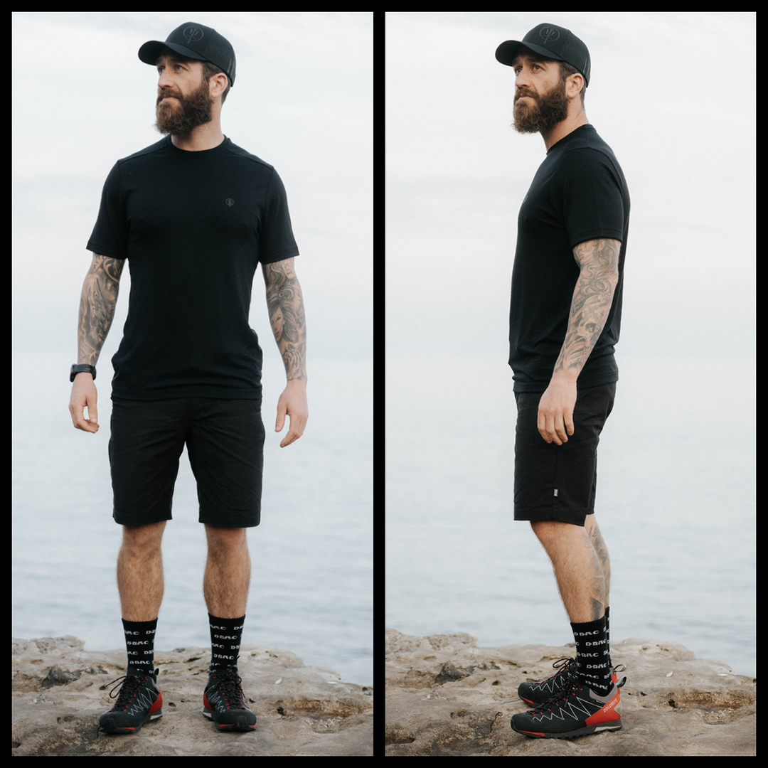Command Shorts | Grey Lightweight Outdoor NYCO Shorts | ThruDark