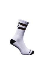 SM Cut of Out Crew Socks Camo In Optic White Camo (GM)