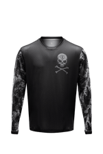 A cut-out image of Men's Force Cadence Mtb Jersey in Black (GM)