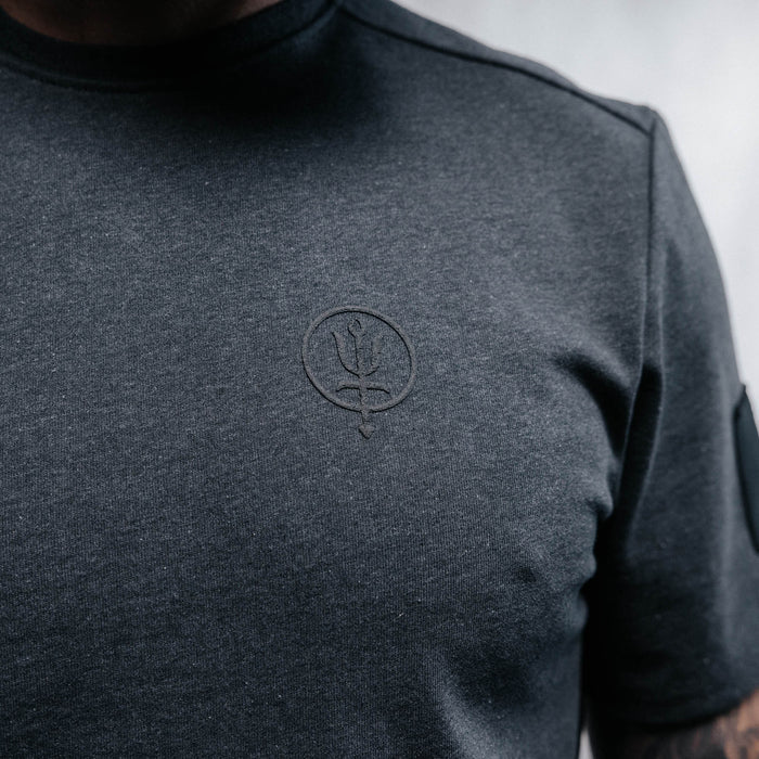 Inception Camo Graphic T-Shirt | Grey Premium Insignia Tee | ThruDark