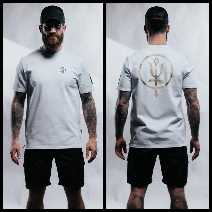 Inception Merch Inception Camo Graphic T-Shirt | Grey Premium Insignia Tee | ThruDark