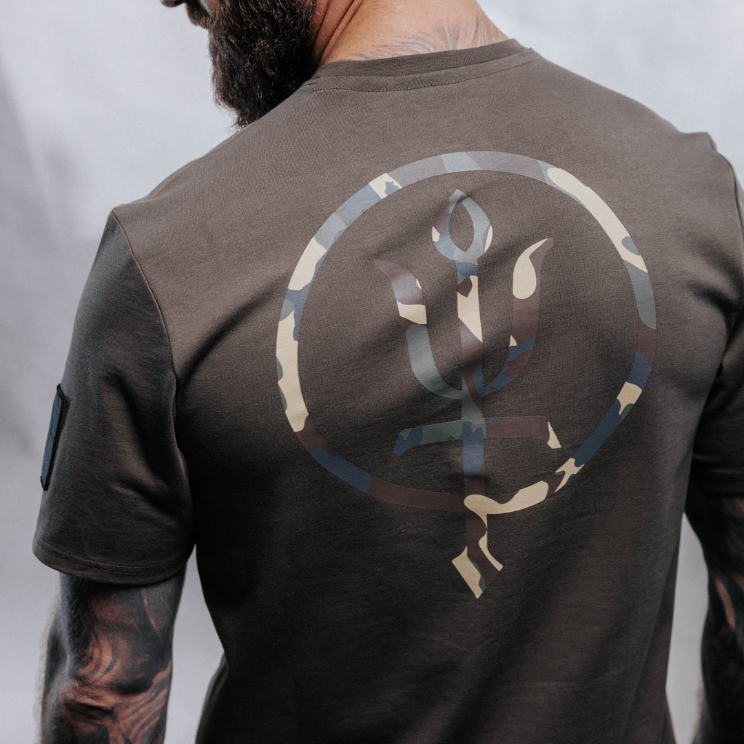 Inception Camo Graphic T-Shirt | Green Premium Insignia Tee | ThruDark