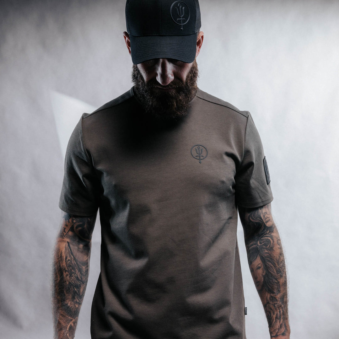 Inception Camo Graphic T-Shirt | Green Premium Insignia Tee | ThruDark