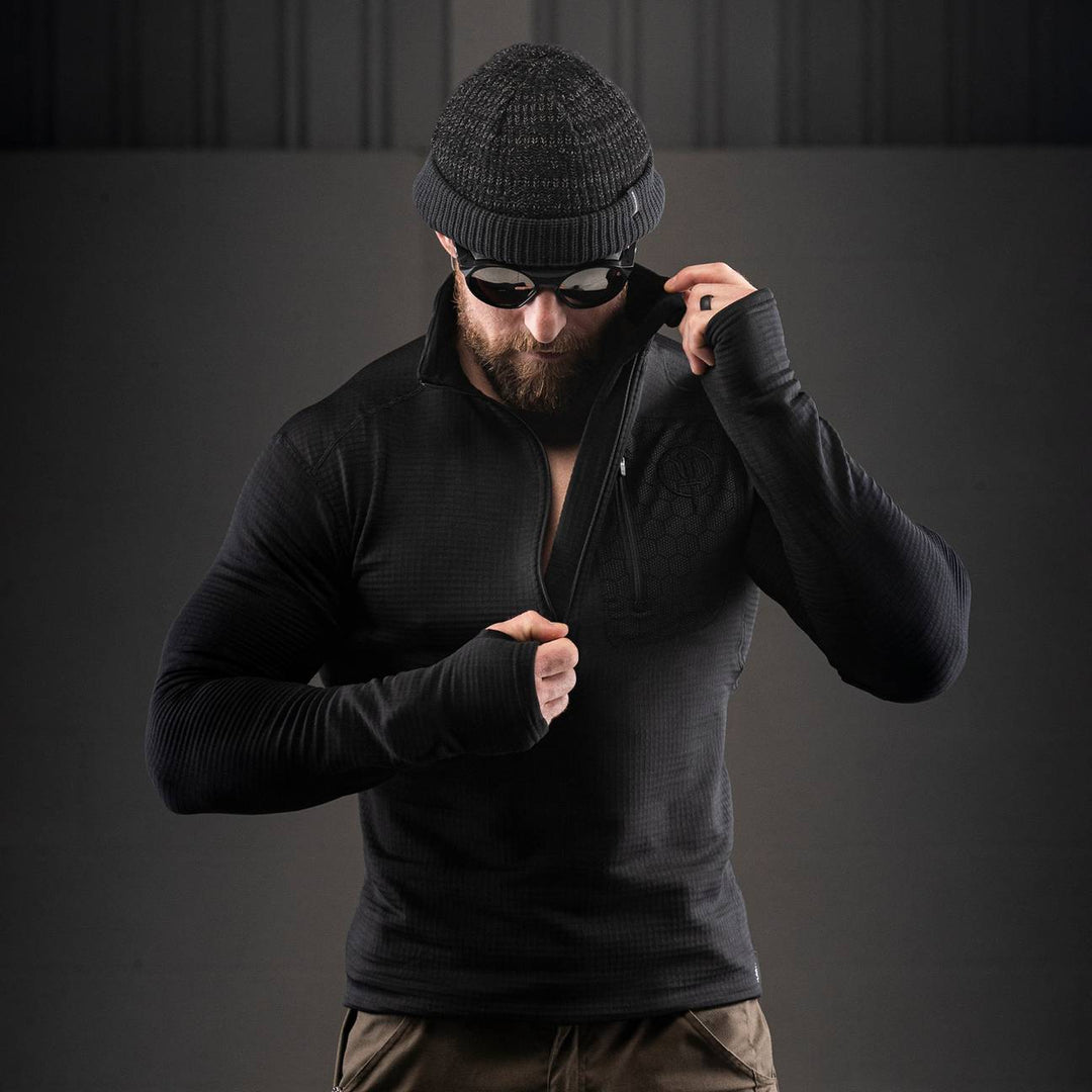 SIEGE BASE LAYER Hiking Thermal Compression Top ThruDark