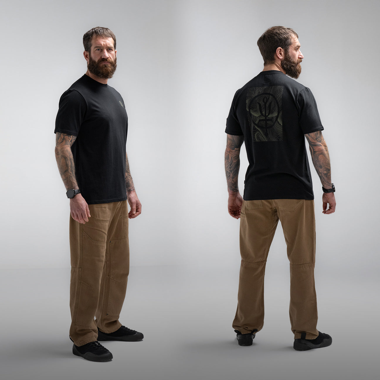 Vader Men's Obsidian Black Pen Y Fan T-Shirt | Premium Cotton | ThruDark