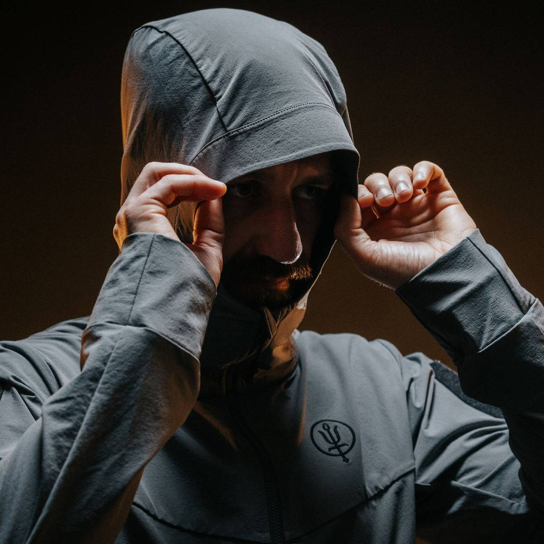 Veles Jacket | Black Soft Shell For Technical Pursuits | ThruDark