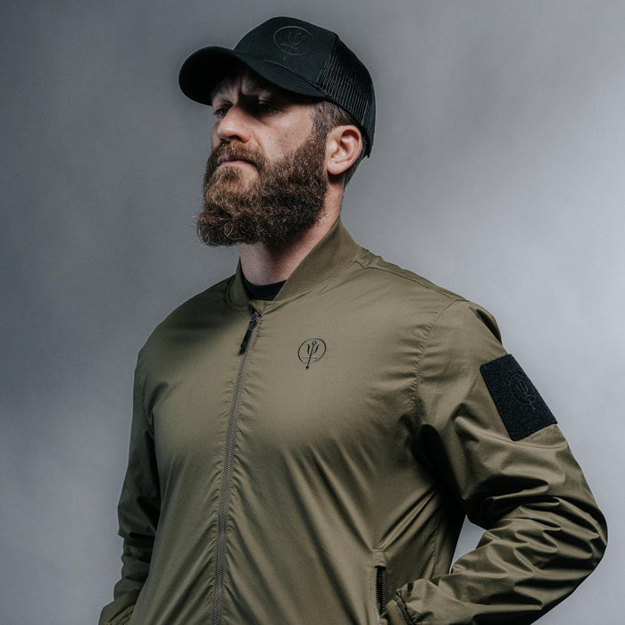 Wraith Jacket Wraith Bomber Jacket | Green Lightweight Soft Shell | ThruDark