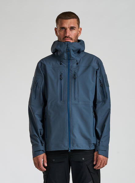 Men's Aigis Waterproof Jacket Blue | ThruDark