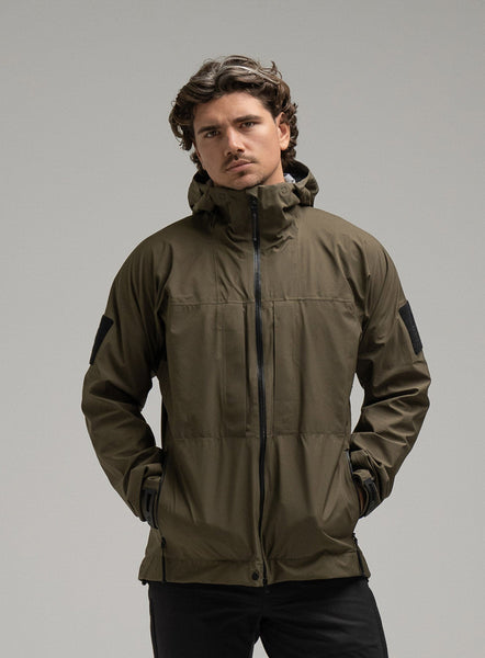 Aigis Jacket | Green Waterproof Hiking & Mountaineering Hard Shell