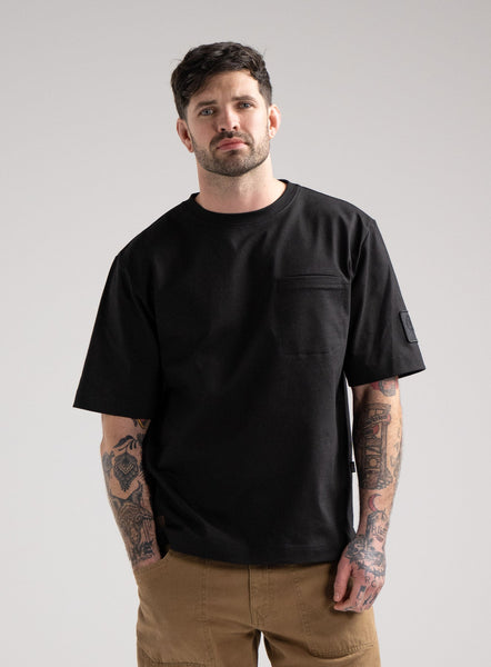 Dissident Men's 100% Cotton Oversized T-Shirt | Black | ThruDark