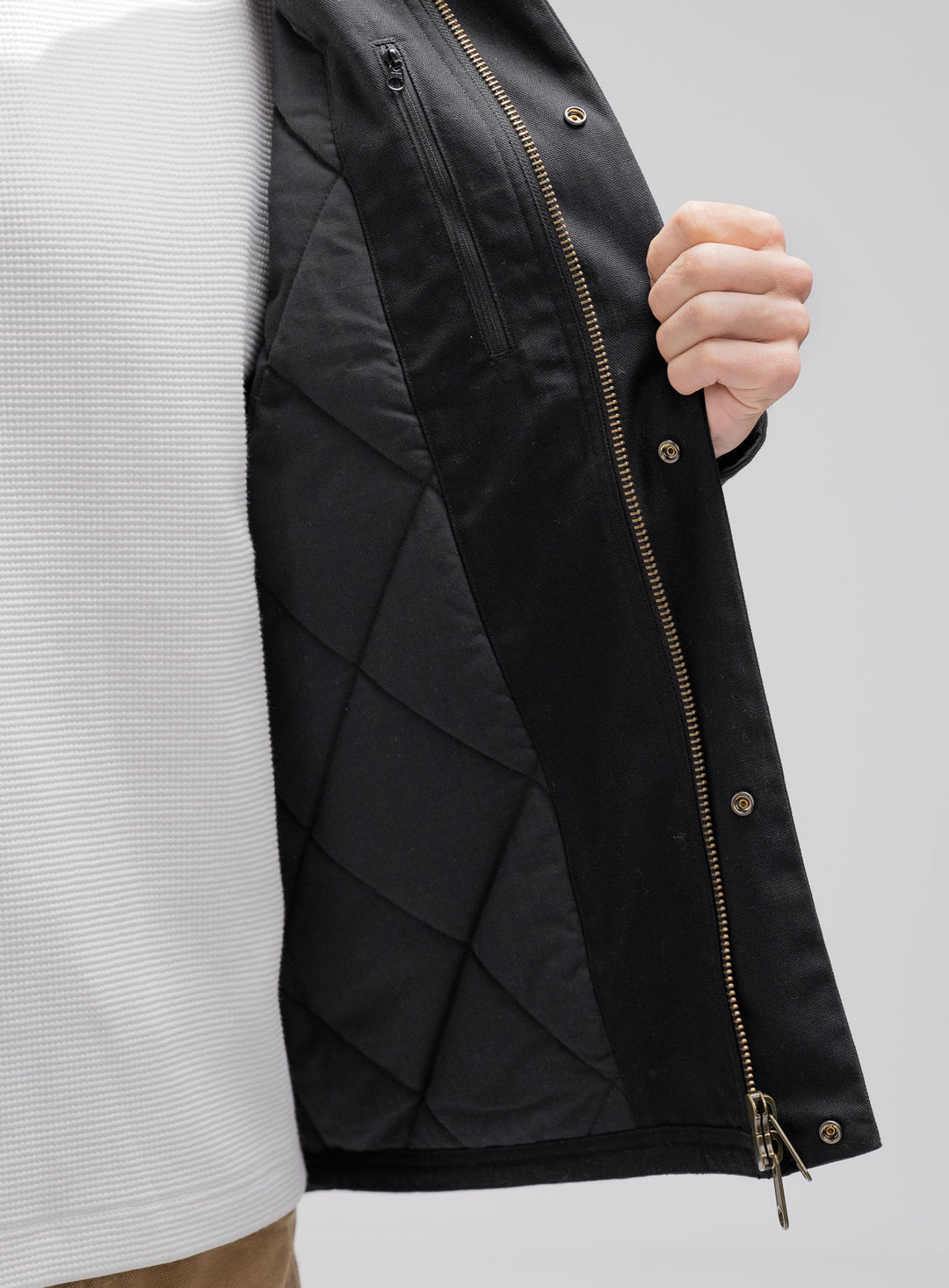 Dissident Insulated Short Field Men's Black Jacket | ThruDark