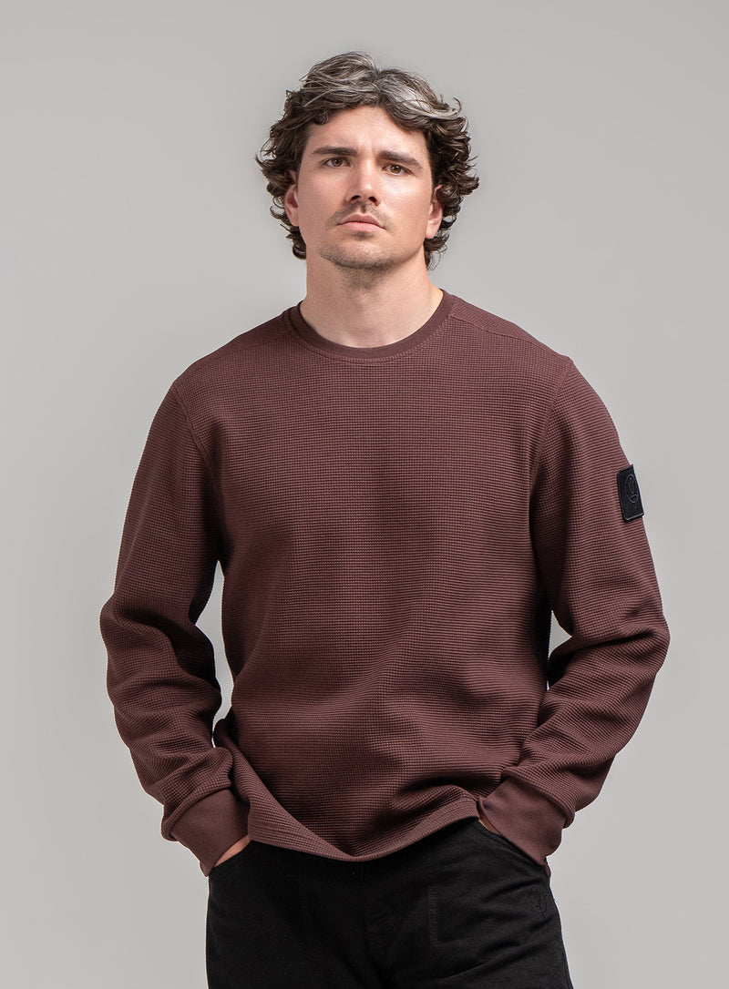 DISSIDENT WAFFLE LONG SLEEVE T-SHIRT
