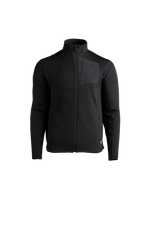 SM Cut of Out Siege Tech Fleece Full Zip In Obsidian Black (GM)