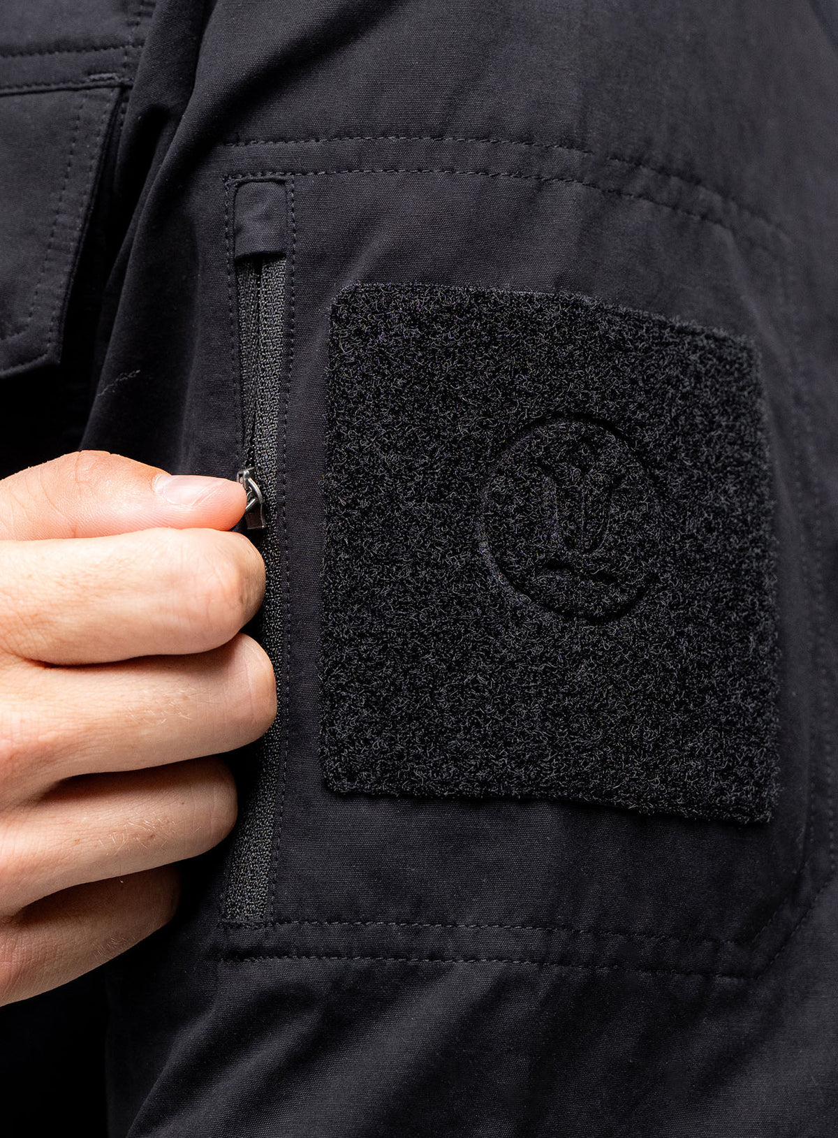 Concealed Zipped Pocket