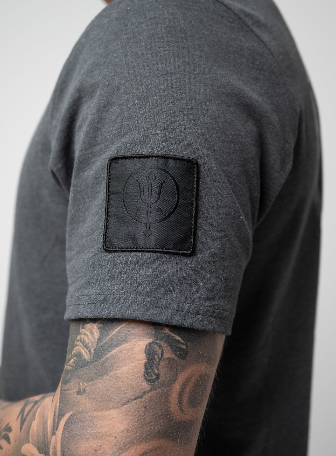 Inception Camo Graphic T-Shirt | Grey Premium Insignia Tee | ThruDark