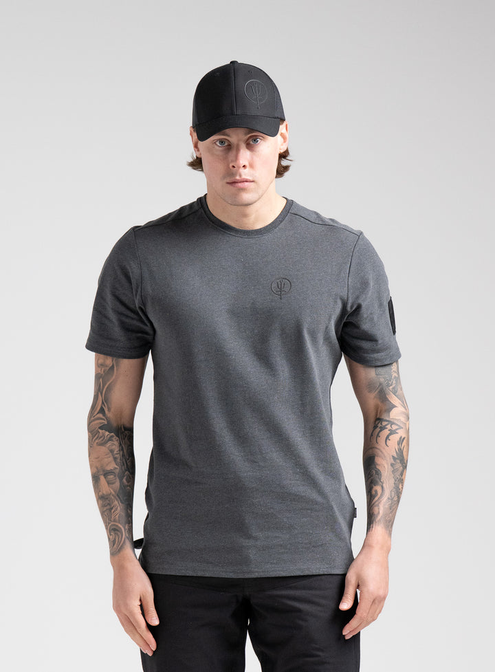 Inception Camo Graphic T-Shirt | Grey Premium Insignia Tee | ThruDark