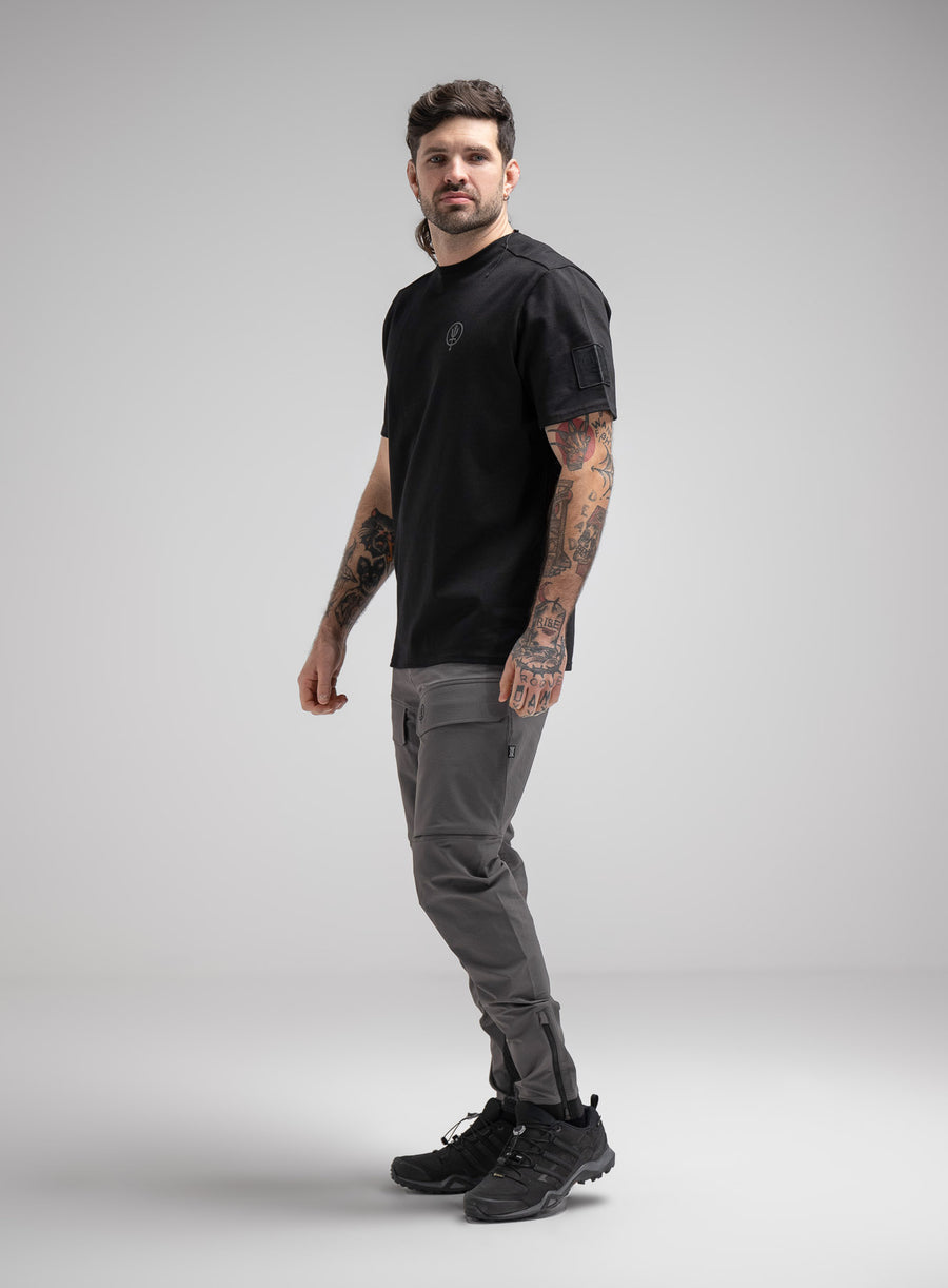 Inception Camo Graphic T-Shirt | Black Premium Insignia Tee | ThruDark