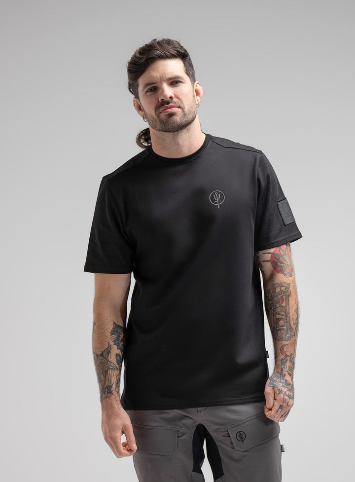 Inception Camo Graphic T-Shirt | Black Premium Insignia Tee | ThruDark