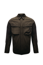 A cut-out image of Men's HeriTech Sylvan Shirt in Earth Brown (GM)