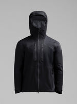 A cut-out image of Men's Mountain Pro Waterproof Jacket in Obsidian Black (GM)