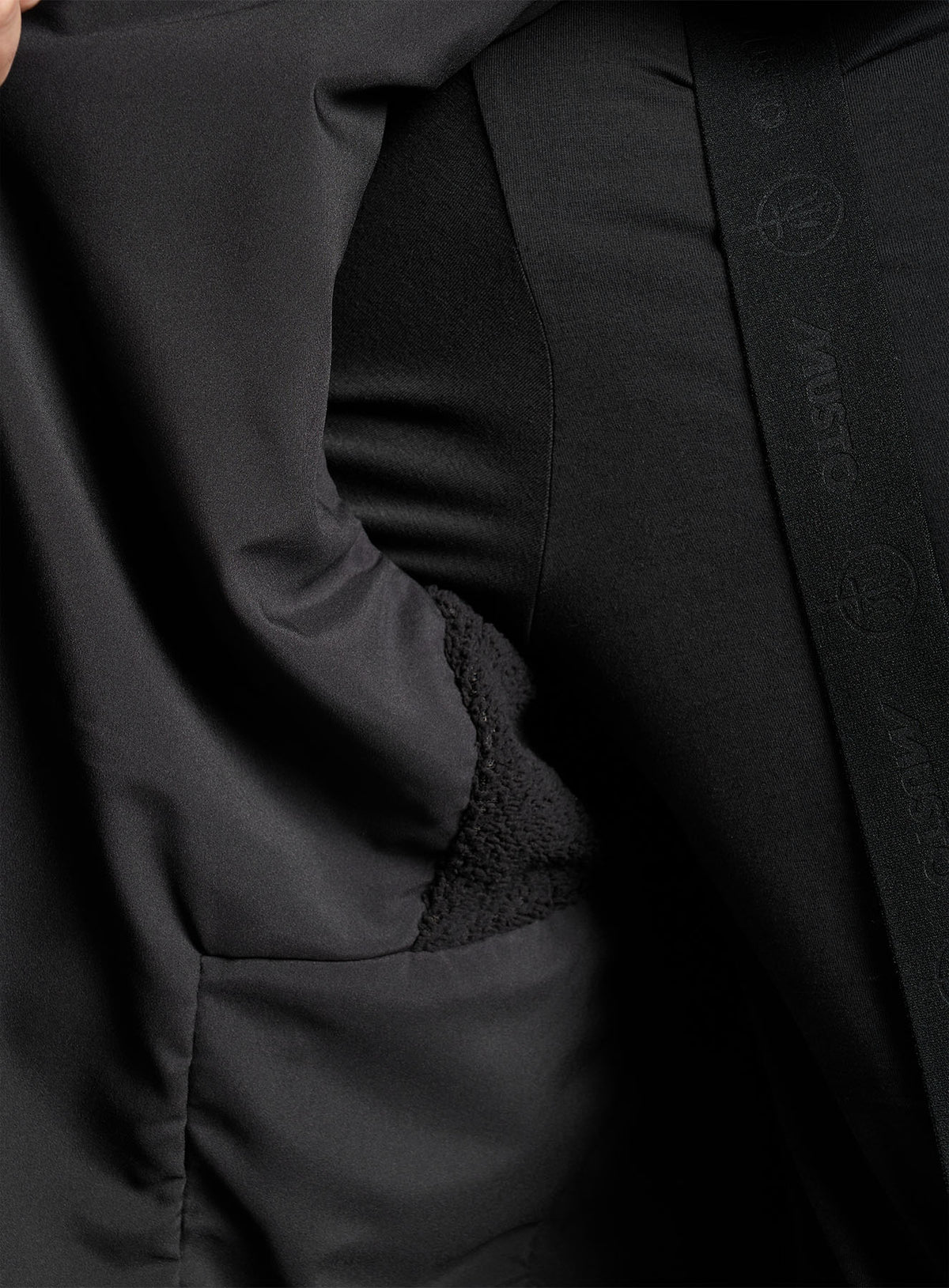 Body-Mapped Fleece Lining