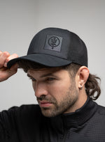 A cut-out image of Black Mark Cap in Obsidian Black (GM)