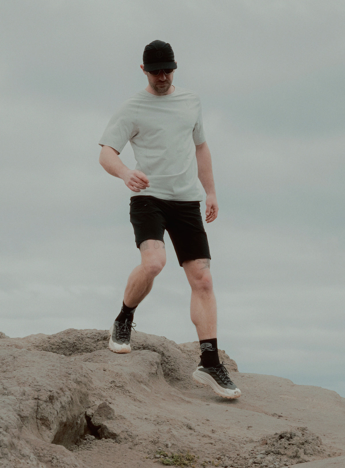 An in the field image of Oryon Delta T-Shirt Lite in Grey (ITF)